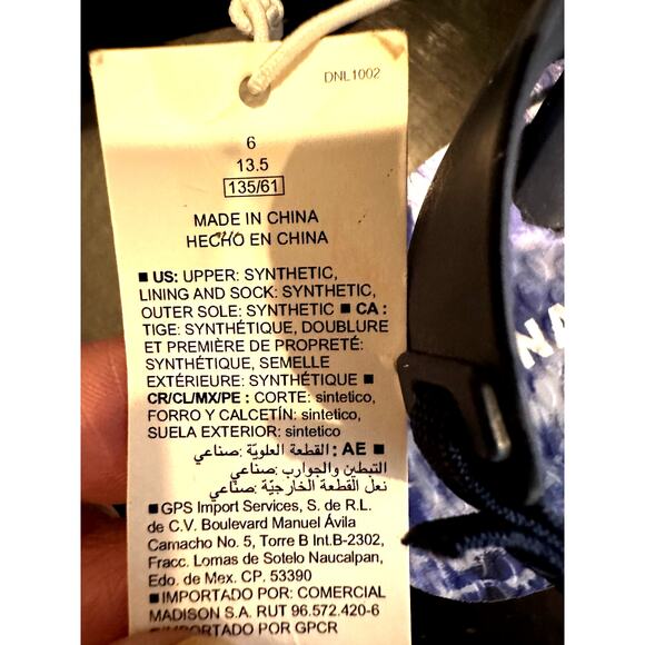 Old Navy Blue Camouflage Flip Flops with Back Strap - Toddlers size 6 - Picture 7 of 7